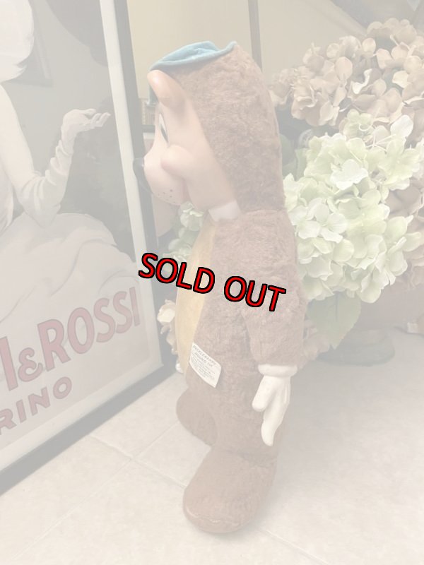 画像5: Hanna Barbera Yogi Bear Knickerbockers Rubber Face Plush Doll 1959 (B ) / ハンナバーベラ　ヨギベア ニッカーボッカー ラバーフェイスぬいぐるみ　 (5)
