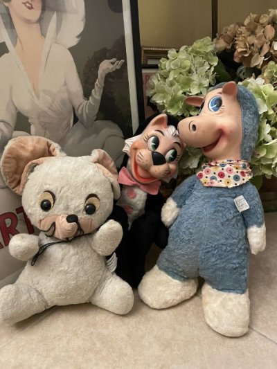 画像3: Hanna Barbera Yogi Bear Knickerbockers Rubber Face Plush Doll 1959 (B ) / ハンナバーベラ　ヨギベア ニッカーボッカー ラバーフェイスぬいぐるみ　