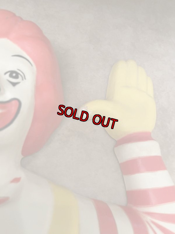 画像14: McDonalds Ronald  Plastic Wall Clock / マクドナルド、ロナルドのプラスチック製、壁時計　ウォールクロック (14)