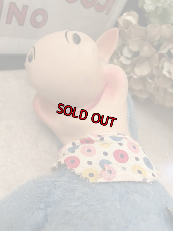 画像10: Hanna Barbera Quick Draw McGraw knickerbocker Rubber face Doll / ハンナバーベラ 早撃ちマック ニッカーボッカー社 ラバーフェイス ドール (10)