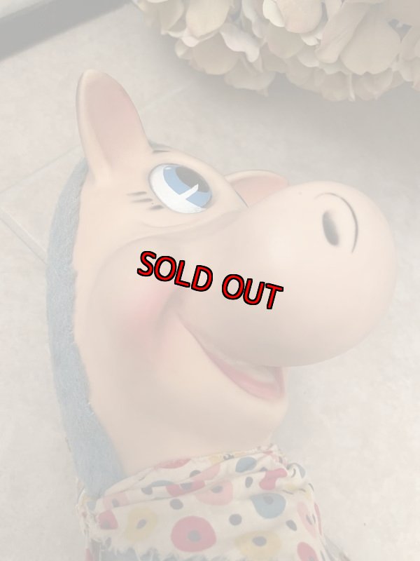 画像9: Hanna Barbera Quick Draw McGraw knickerbocker Rubber face Doll / ハンナバーベラ 早撃ちマック ニッカーボッカー社 ラバーフェイス ドール (9)