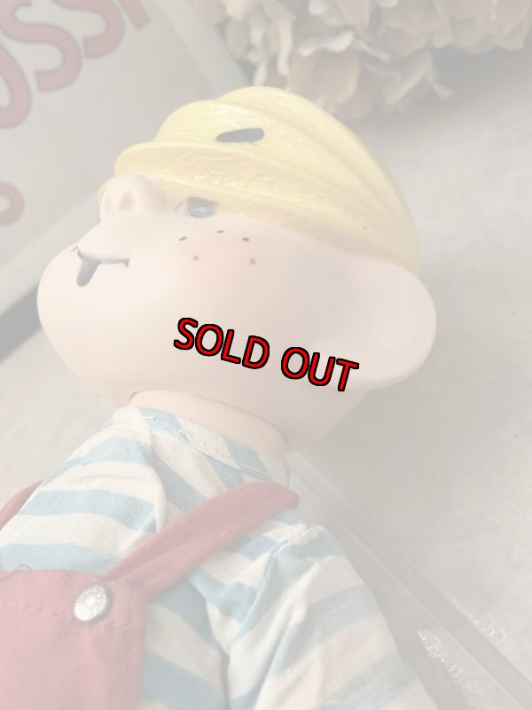 画像9: Dennis the Menace Rubber doll Red Overall 1958 (B) /  わんぱくデニス　ラバードール　青と白Tシャツ、レッドオーバーオール (9)
