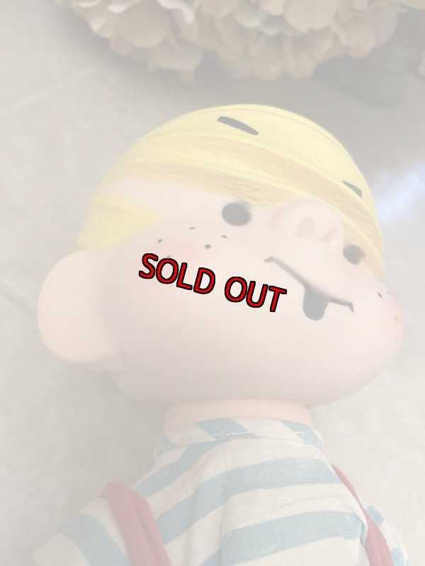 画像8: Dennis the Menace Rubber doll Red Overall 1958 (B) /  わんぱくデニス　ラバードール　青と白Tシャツ、レッドオーバーオール (8)