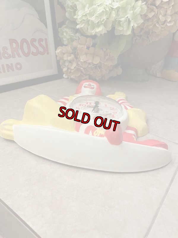 画像11: McDonalds Ronald  Plastic Wall Clock / マクドナルド、ロナルドのプラスチック製、壁時計　ウォールクロック (11)