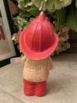 画像4: Fire fighter Sun Rubber Vinyl Squeak Doll (A) / 消防士　サンラバー　ソフビ、ラバードール　 (4)