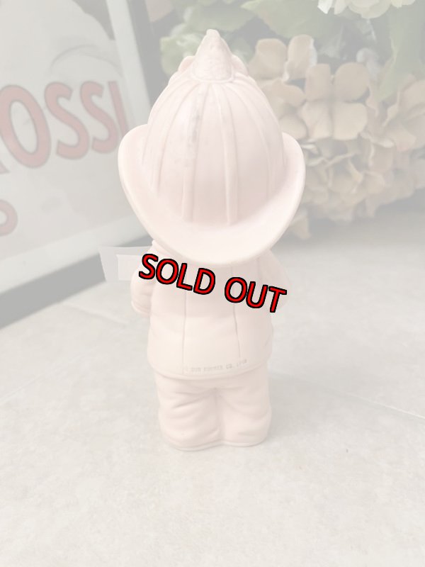 画像5: Fire fighter Sun Rubber Vinyl Squeak Doll (B) / 消防士　サンラバー　ソフビ、ラバードール　 (5)