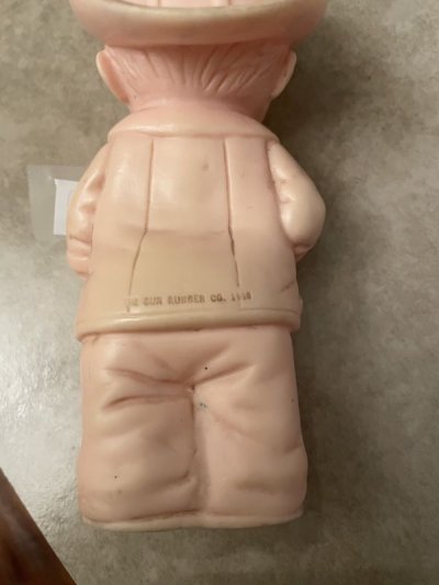 画像2: Fire fighter Sun Rubber Vinyl Squeak Doll (B) / 消防士　サンラバー　ソフビ、ラバードール　