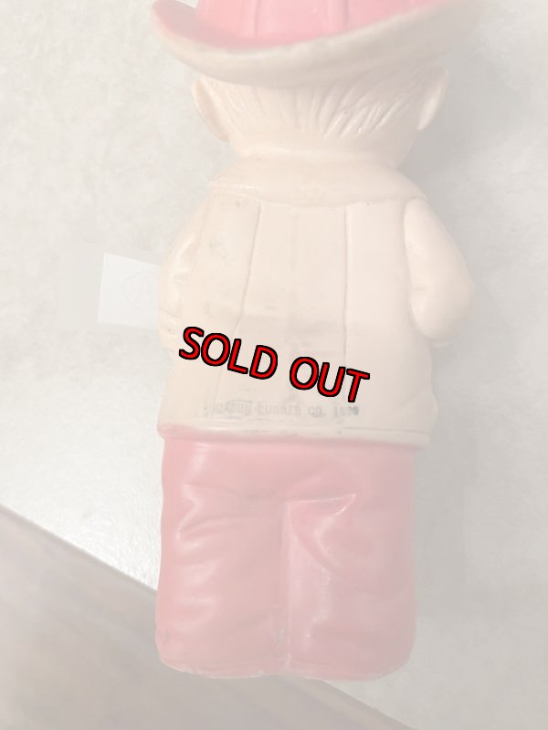 画像6: Fire fighter Sun Rubber Vinyl Squeak Doll (A) / 消防士　サンラバー　ソフビ、ラバードール　 (6)