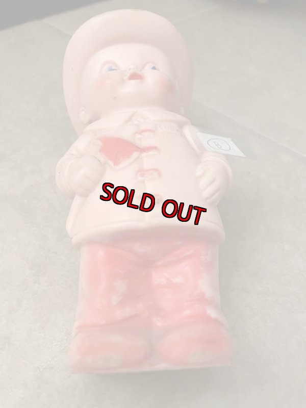 画像9: Fire fighter Sun Rubber Vinyl Squeak Doll (B) / 消防士　サンラバー　ソフビ、ラバードール　 (9)