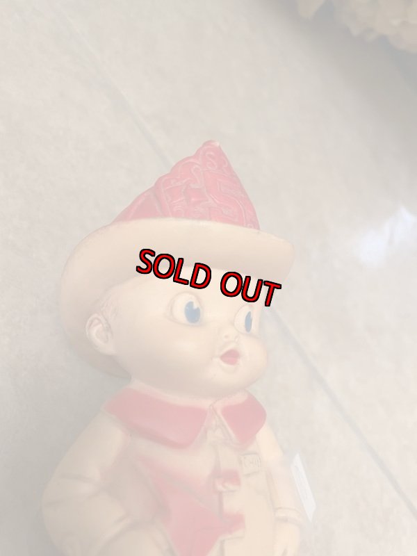 画像8: Fire fighter Sun Rubber Vinyl Squeak Doll (A) / 消防士　サンラバー　ソフビ、ラバードール　 (8)