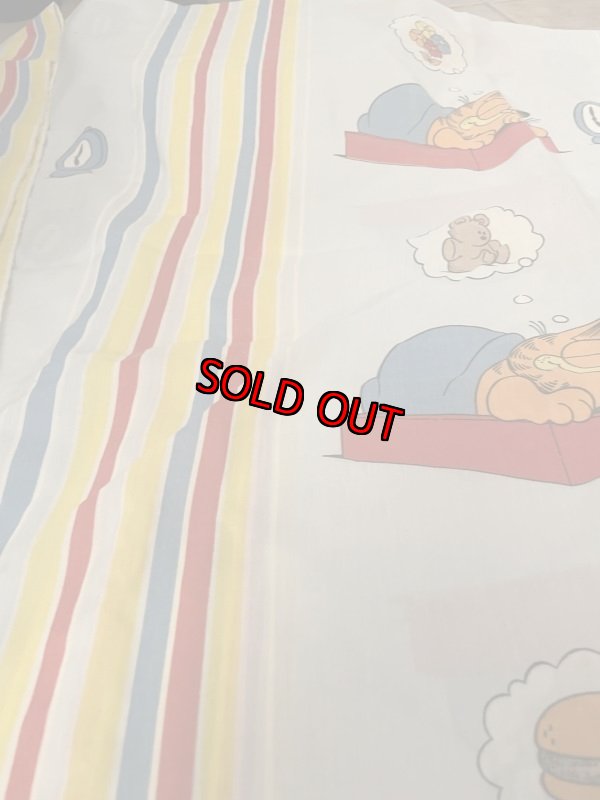 画像3: Garfield the Cat Bedtime box sheet 1978 / ガーフィールド ベッドタイム ボックスシーツ (3)