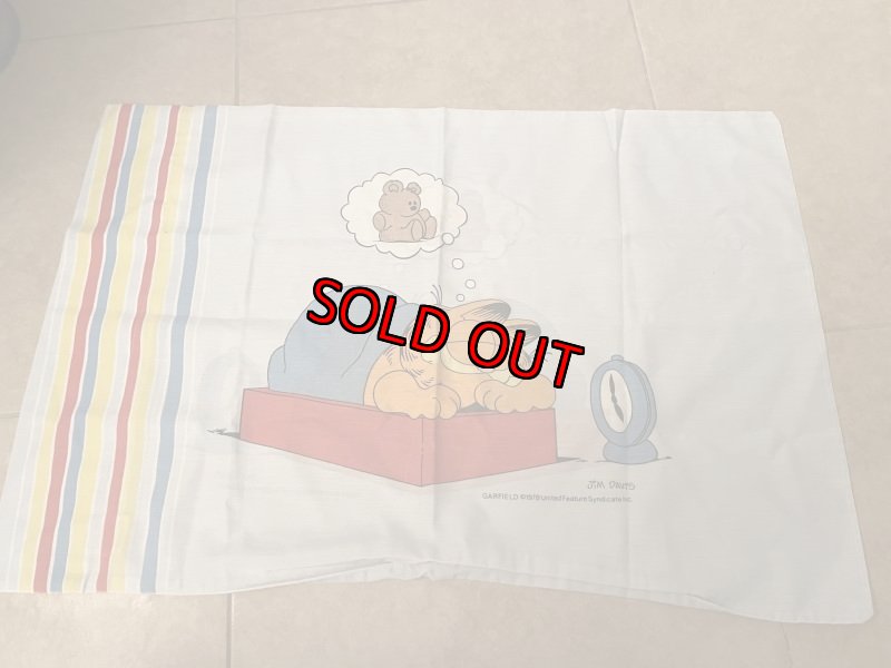 画像2: Garfield the Cat Bedtime Pillowcase 1978 / ガーフィールド　ベッドタイム  ピローケース (2)