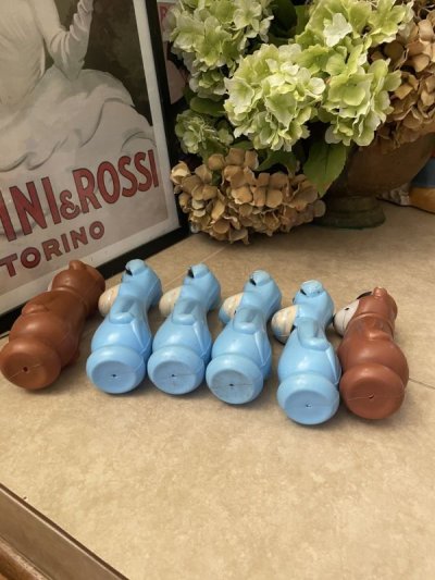 画像3: Huckleberry Hound & Yogi Bear Bowling Pin set of 6  / ハックルベリーハウンド&ヨギベア　ボーリングピン6本セット