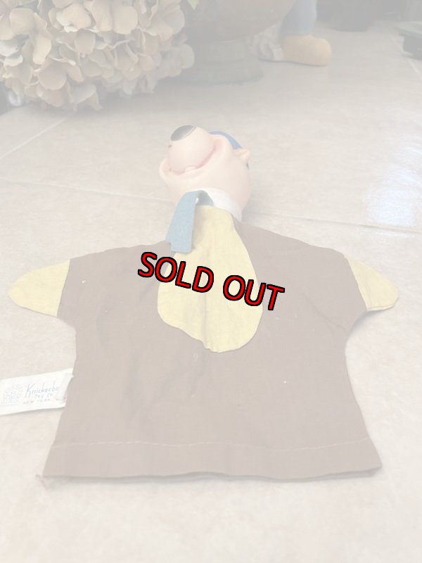 画像9: Hanna Barbera Yogi Bear Face Rubber Hand Puppet Fabric 1959 (A) / ハンナバーベラ　ヨギベア　ラバーフェイス　パペット　布 (9)