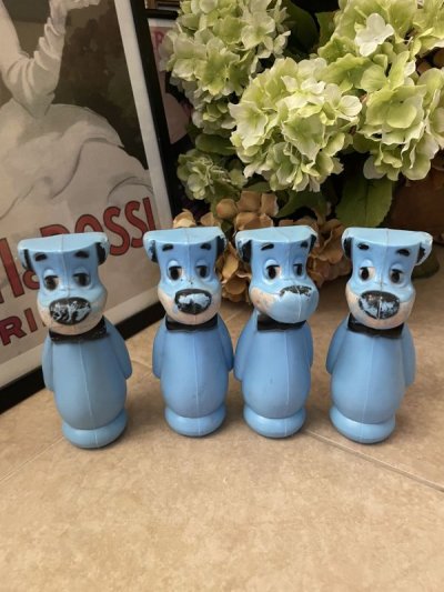 画像1: Huckleberry Hound & Yogi Bear Bowling Pin set of 6  / ハックルベリーハウンド&ヨギベア　ボーリングピン6本セット