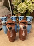 画像1: Huckleberry Hound & Yogi Bear Bowling Pin set of 6  / ハックルベリーハウンド&ヨギベア　ボーリングピン6本セット (1)