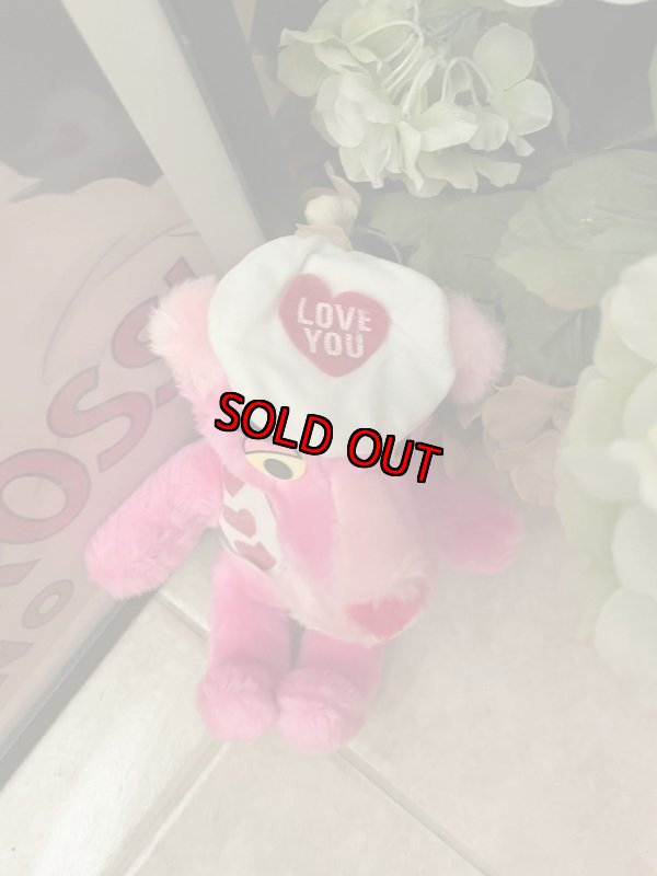 画像2: Pink Panther Stuffed Plush Doll Love You Hat / ピンクパンサーぬいぐるみ ラブユー帽子 (2)