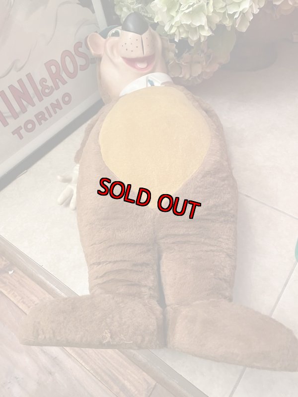 画像11: Hanna Barbera Yogi Bear 70cm Large Knickerbockers Rubber Face & Hands Plush Doll / ヨギベア 大きいニッカーボッカー ラバーフェイスぬいぐるみ　 (11)