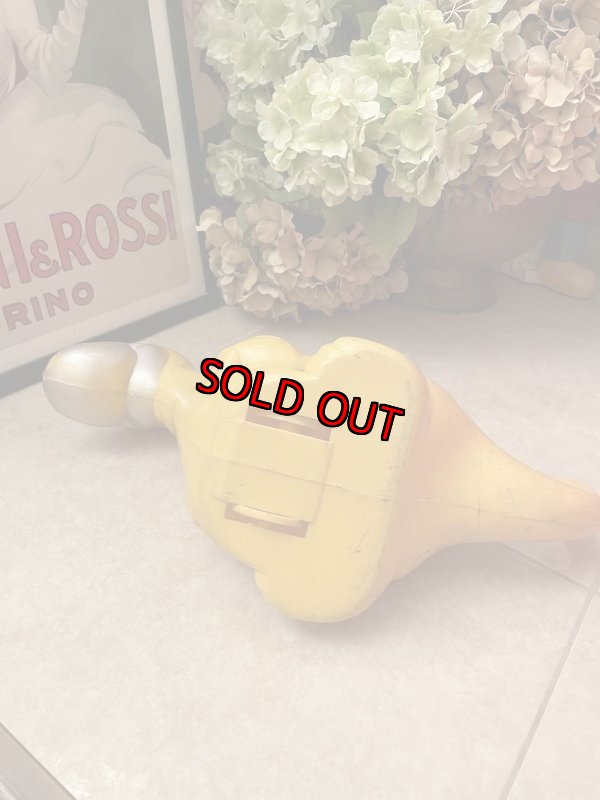 画像6: Flintstones Dino plastic yellow pull toy 60’s  / ハンナバーベラ　フリントストーン　ディノ　イエロー　プル　トイ　 (6)