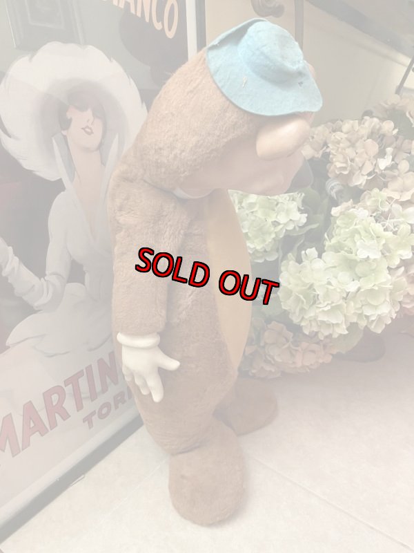 画像6: Hanna Barbera Yogi Bear 70cm Large Knickerbockers Rubber Face & Hands Plush Doll / ヨギベア 大きいニッカーボッカー ラバーフェイスぬいぐるみ　 (6)