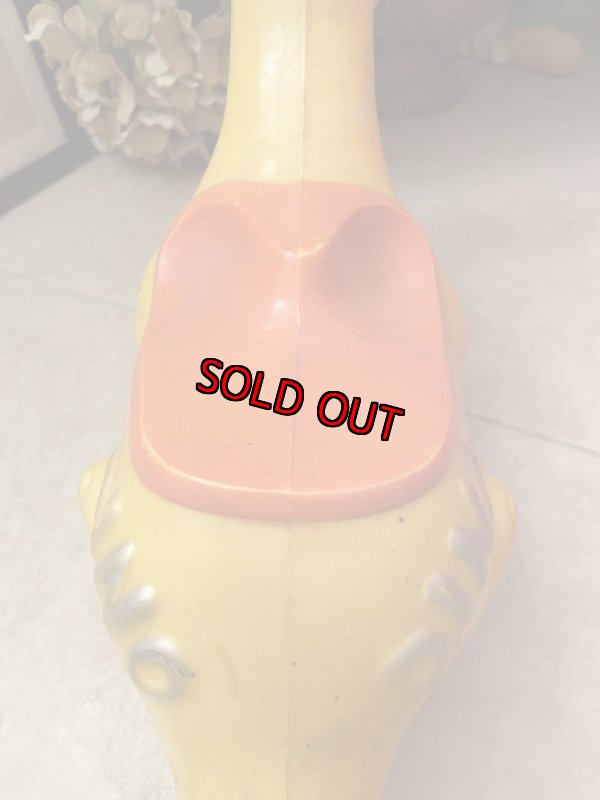 画像10: Flintstones Dino plastic yellow pull toy 60’s  / ハンナバーベラ　フリントストーン　ディノ　イエロー　プル　トイ　 (10)