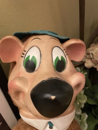 画像2: Hanna Barbera Yogi Bear 70cm Large Knickerbockers Rubber Face & Hands Plush Doll / ヨギベア 大きいニッカーボッカー ラバーフェイスぬいぐるみ　