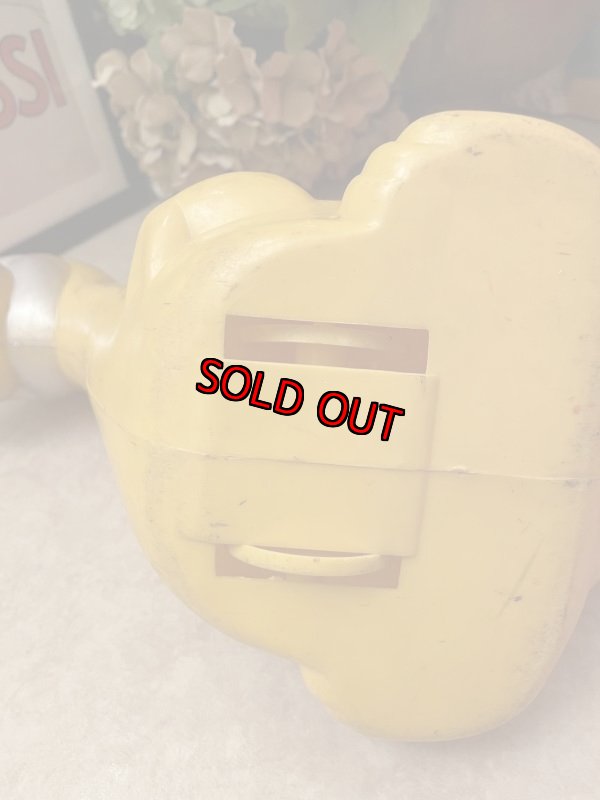 画像7: Flintstones Dino plastic yellow pull toy 60’s  / ハンナバーベラ　フリントストーン　ディノ　イエロー　プル　トイ　 (7)