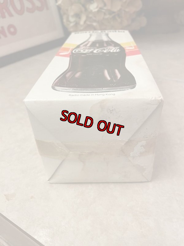画像5: Coca Cola Bottle style radio with Box  / コカコーラ 箱入りボトル型ラジオ 未使用 (5)