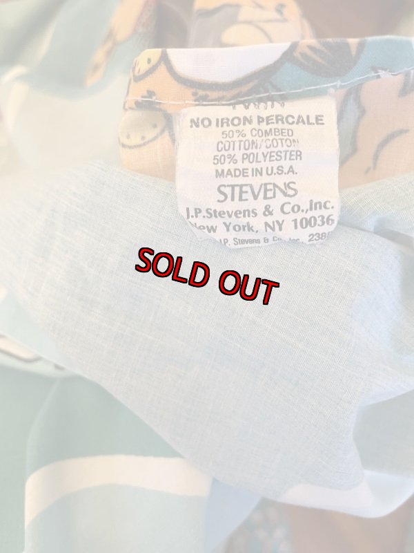 画像5: Garfield the Cat flat sheet 1978 / ガーフィールド サーフィン フラットシーツ (5)