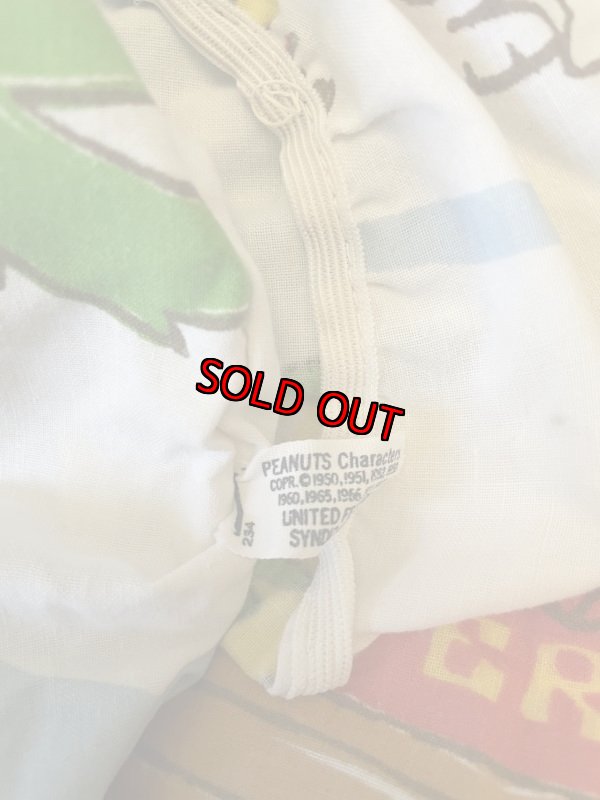 画像9:  Snoopy western fabric Box Sheet (B) / スヌーピー　ボックスシーツ　生地　ウエスターン (9)