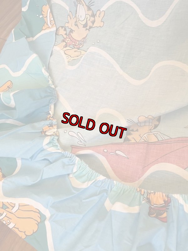 画像4: Garfield the Cat box sheet 1978 / ガーフィールド サーフィン ボックスシーツ (4)