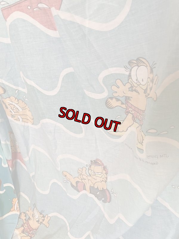 画像3: Garfield the Cat box sheet 1978 / ガーフィールド サーフィン ボックスシーツ (3)