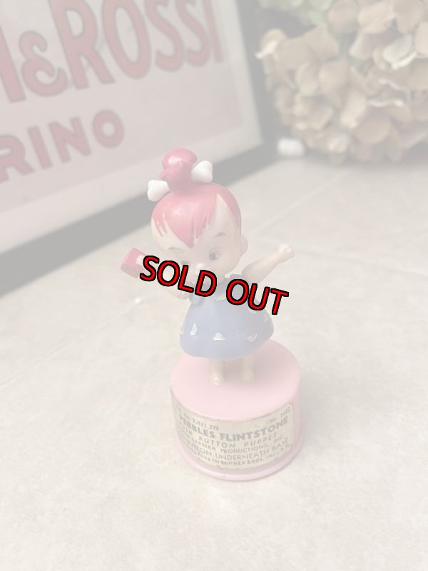 画像2: Flintstones Pebbles Push Puppet (A) / ハンナバーベラ　フリントストーン　ペブルス　プッシュパペット (2)