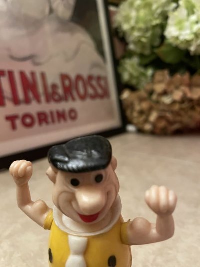 画像1: Flintstones Fred Push Puppet (A) / ハンナバーベラ　フリントストーン　フレッド　プッシュパペット