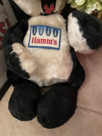 画像2:  Hamm’s Bear Beer Plush doll with radio  / ハムズ　ベア　ドール ぬいぐるみ　ラジオ