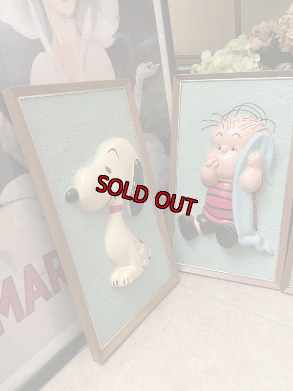 画像9: Peanuts  Linus 3D wall Frame decorations / ピーナッツ ライナス 3D ウォール 壁掛け ディスプレイ (9)