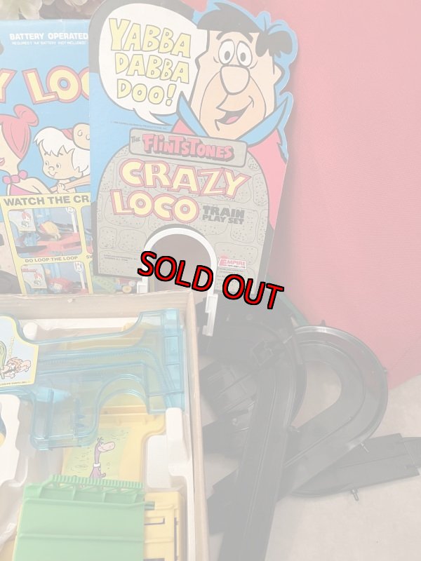 画像3: Hanna Barbera Flintstones Plastic crazy Loco Game Train Set with Box 1980 / フリントストーン　箱入り　クレイジー　トレインセット (3)