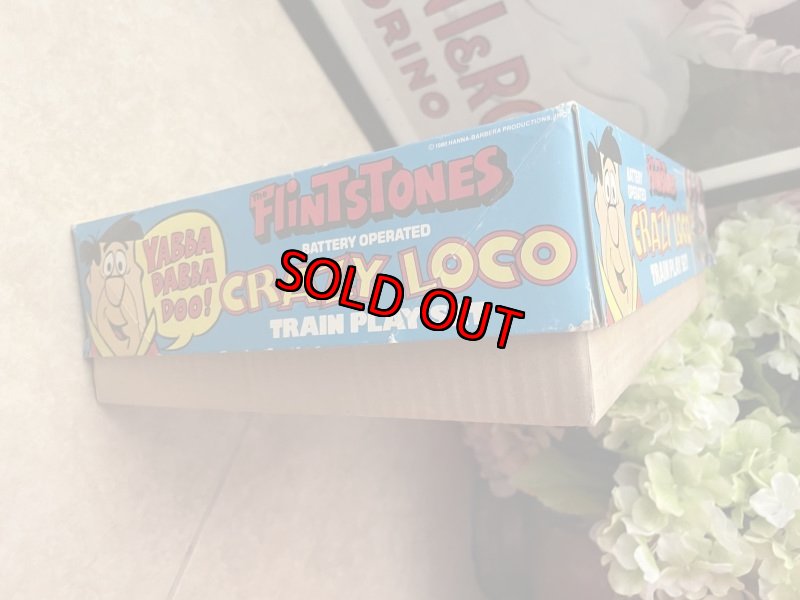 画像6: Hanna Barbera Flintstones Plastic crazy Loco Game Train Set with Box 1980 / フリントストーン　箱入り　クレイジー　トレインセット (6)