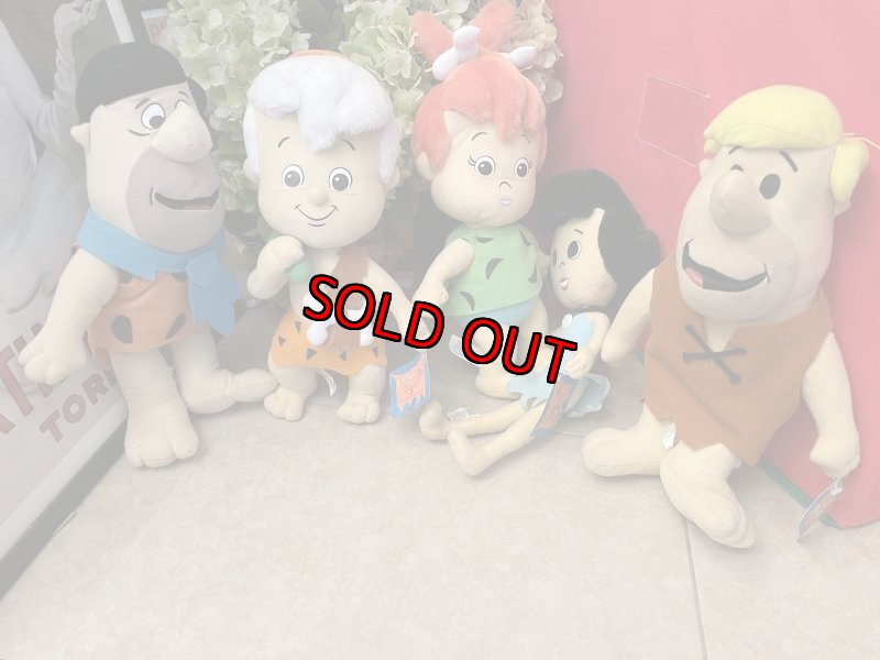 画像9: Hanna Barbera Flintstones Bamm Bamm  Plush Doll with Tag  / フリントストーン タグ付き　バンバン　大きめドール　 (9)
