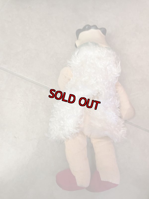 画像4: Flintstones knickerbockers Fred Rubber Face Doll White Cloth red tie 1961 (C) / フリントストーン　ニッカーボッカー　フェイスラバー　フレッド　ドール レッドタイ (4)