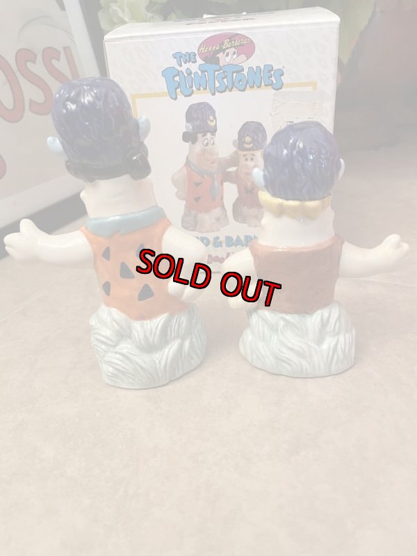 画像3: Flintstones Water Baffalo Ceramic Salt & Pepper with Box (B) / フリントストーン　箱入り陶器製、塩コショウのセット ウォーターバッファロー (3)