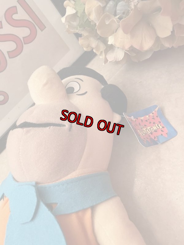 画像8: Hanna Barbera Flintstones Fred Plush Doll with Tag  / フリントストーン タグ付き　フレッド　大きめドール　 (8)