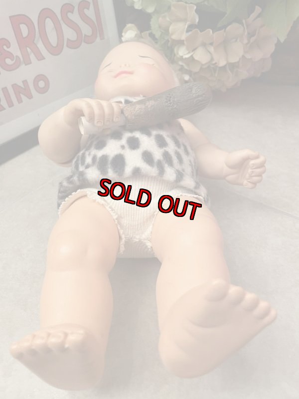 画像7: Flintstones Bamm Bamm Ideal Doll 43cm large White & Black Clothes 60’s  / フリントストーンのバンバン、43cm の大きめ白と黒の洋服ドール (7)