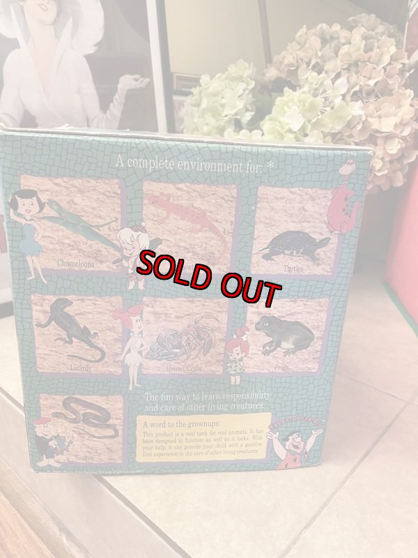 画像4: Hanna Barbera Flintstones Plastic reptile Tank Set with Box 1992 / フリントストーン　箱入り　爬虫類タンク　セット (4)