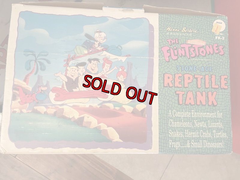 画像5: Hanna Barbera Flintstones Plastic reptile Tank Set with Box 1992 / フリントストーン　箱入り　爬虫類タンク　セット (5)