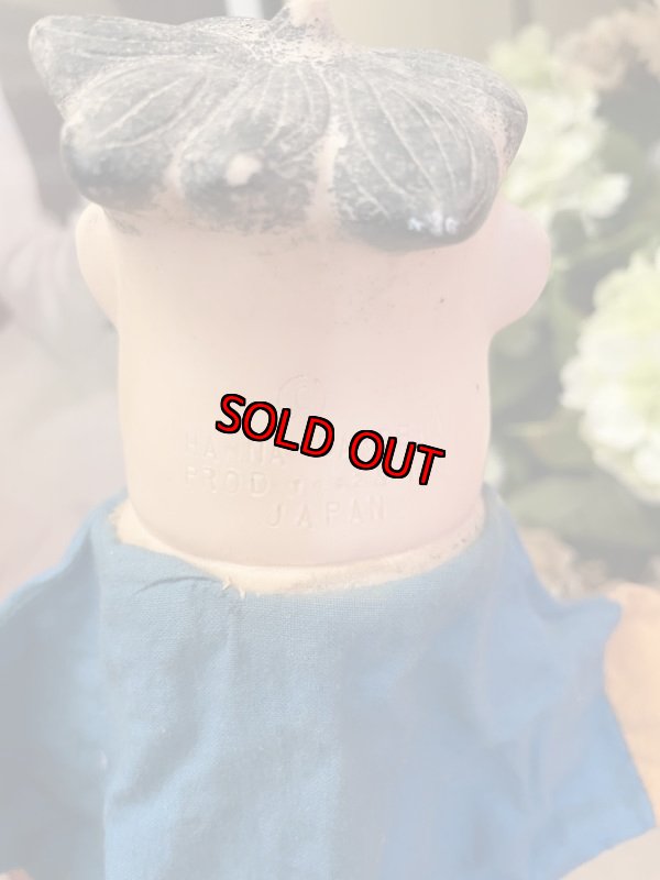 画像5: Hanna Barbera flintstones Fred Face Rubber Hand Puppet Blue Fabric 60’s (A) / ハンナバーベラ フリントストーン フレッド フェイスラバー パペット 布 (5)