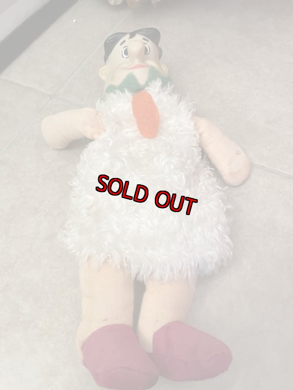 画像7: Flintstones knickerbockers Fred Rubber Face Doll White Cloth red tie 1961 (C) / フリントストーン　ニッカーボッカー　フェイスラバー　フレッド　ドール レッドタイ (7)