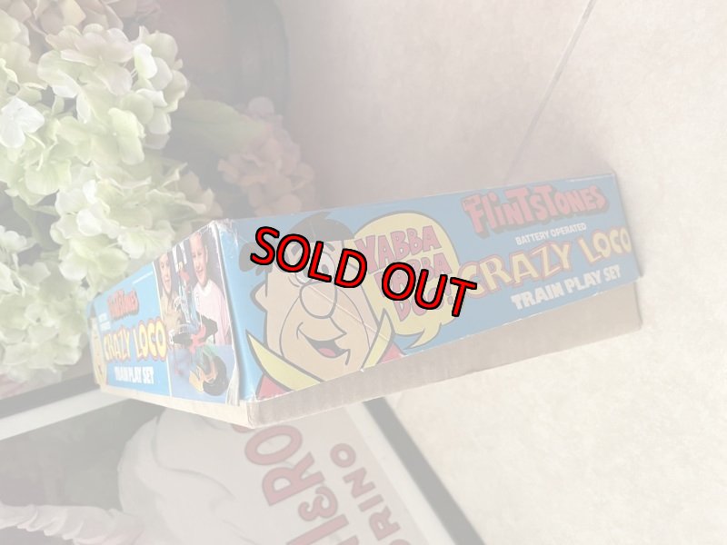 画像8: Hanna Barbera Flintstones Plastic crazy Loco Game Train Set with Box 1980 / フリントストーン　箱入り　クレイジー　トレインセット (8)