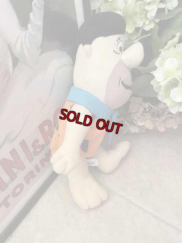 画像4: Hanna Barbera Flintstones Fred Plush Doll with Tag  / フリントストーン タグ付き　フレッド　大きめドール　 (4)