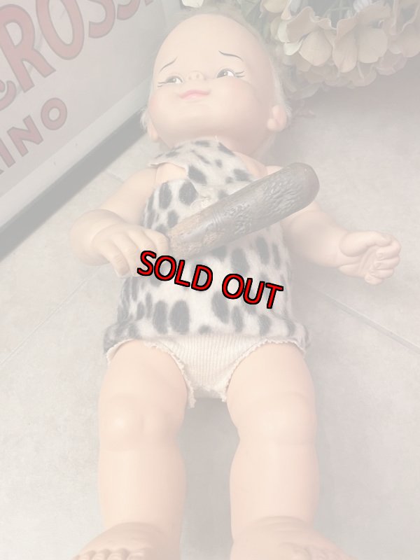 画像9: Flintstones Bamm Bamm Ideal Doll 43cm large White & Black Clothes 60’s  / フリントストーンのバンバン、43cm の大きめ白と黒の洋服ドール (9)